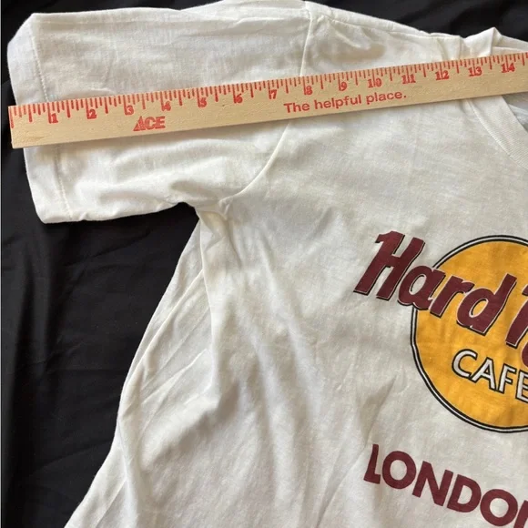 Hard Rock Cafe London White Short Sleeve Tee Shirt Women’s Large - Picture 6 of 9